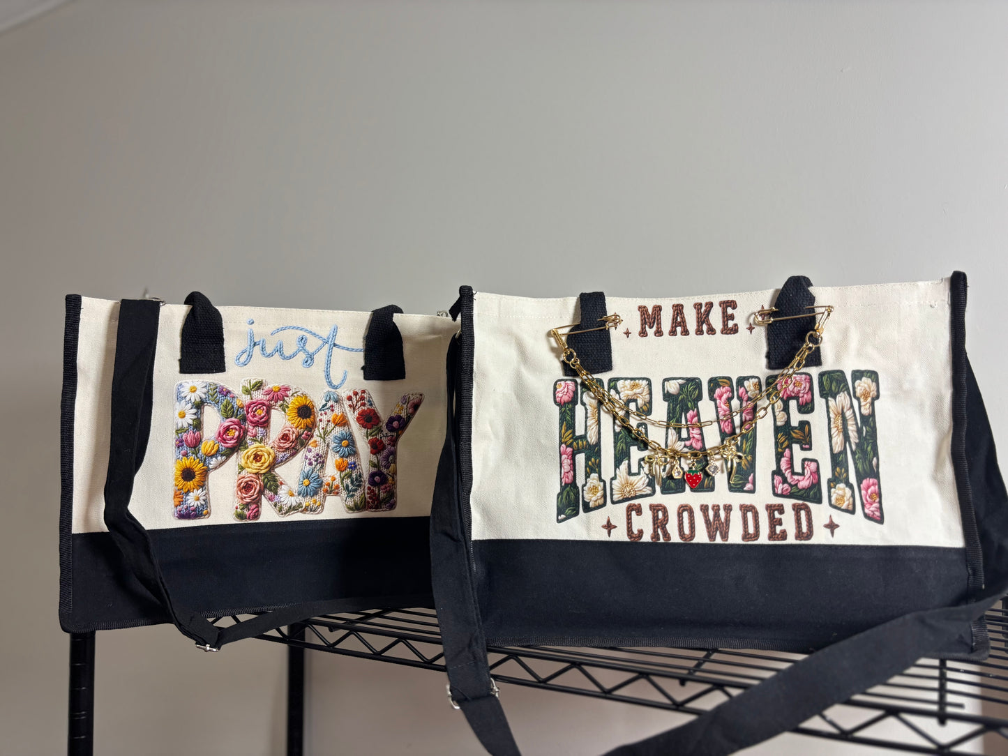 Pressed and Patched Totes