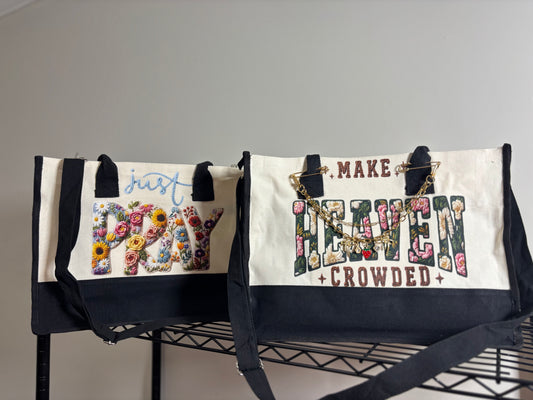 Pressed and Patched Totes