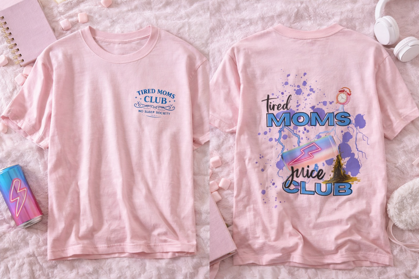 Tired Moms Juice Club Shirt | Mom Life Graphic Tee