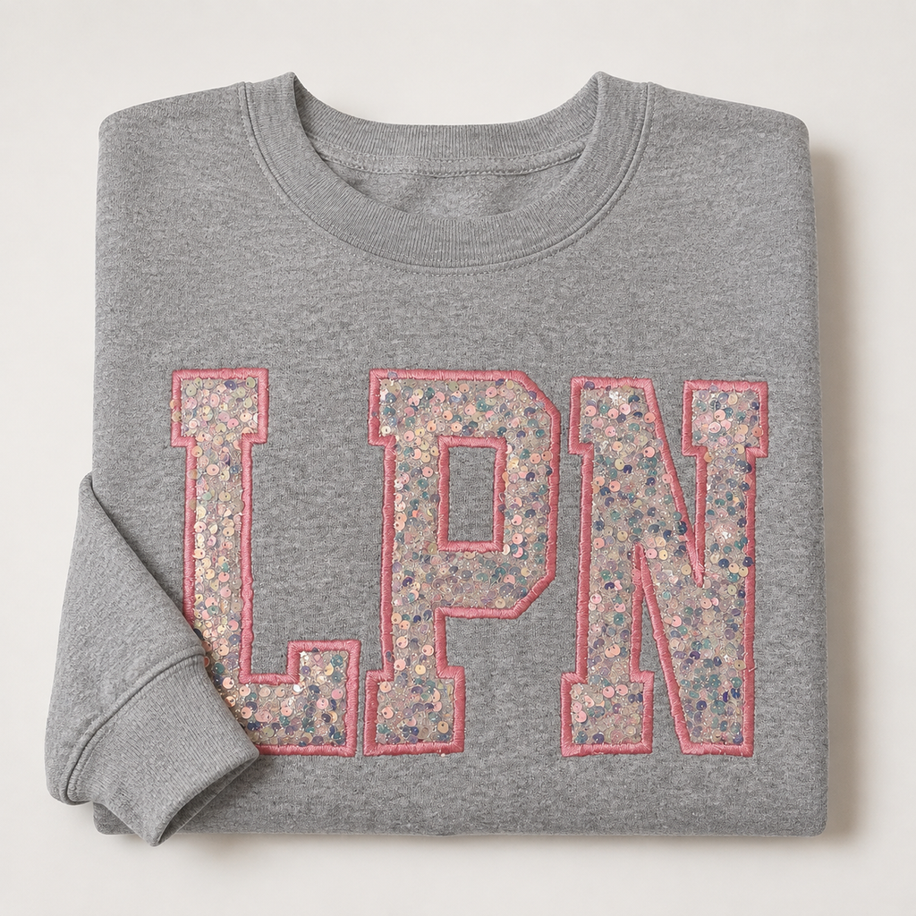 Personalized Healthcare Credential Shirt
